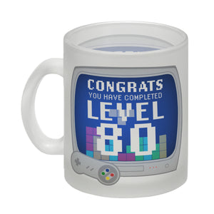 Witziger Kaffeebecher für den 80. Geburtstag mit Motiv: Gamer