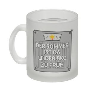 Der Sommer ist da leider 5kg zu früh Kaffeebecher