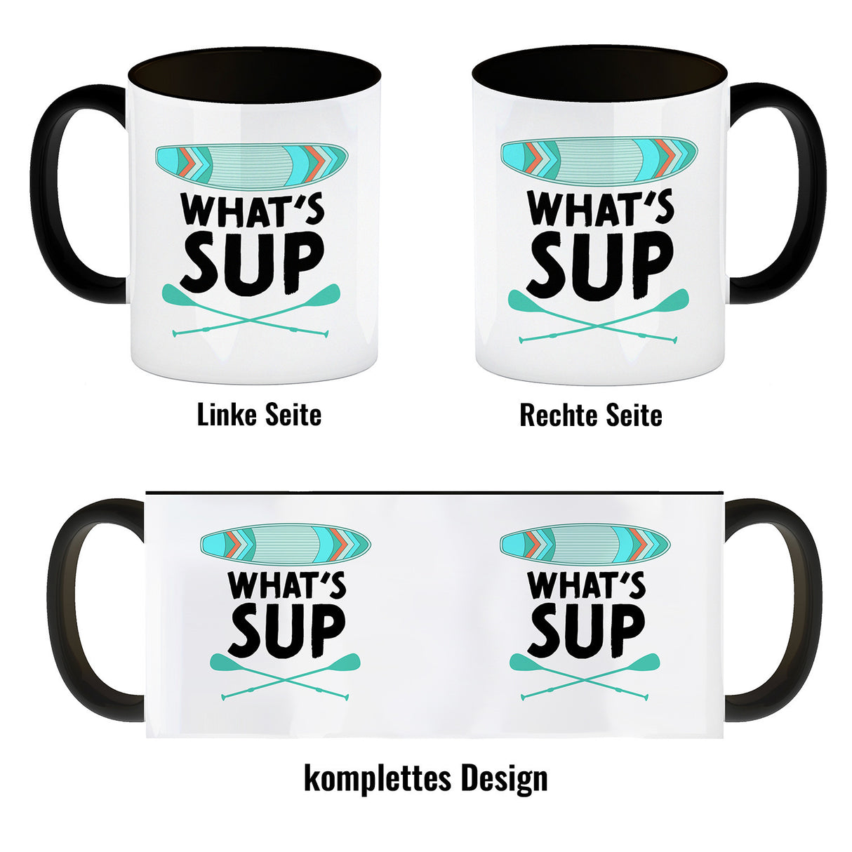 What's sup Kaffeebecher für stand up paddler