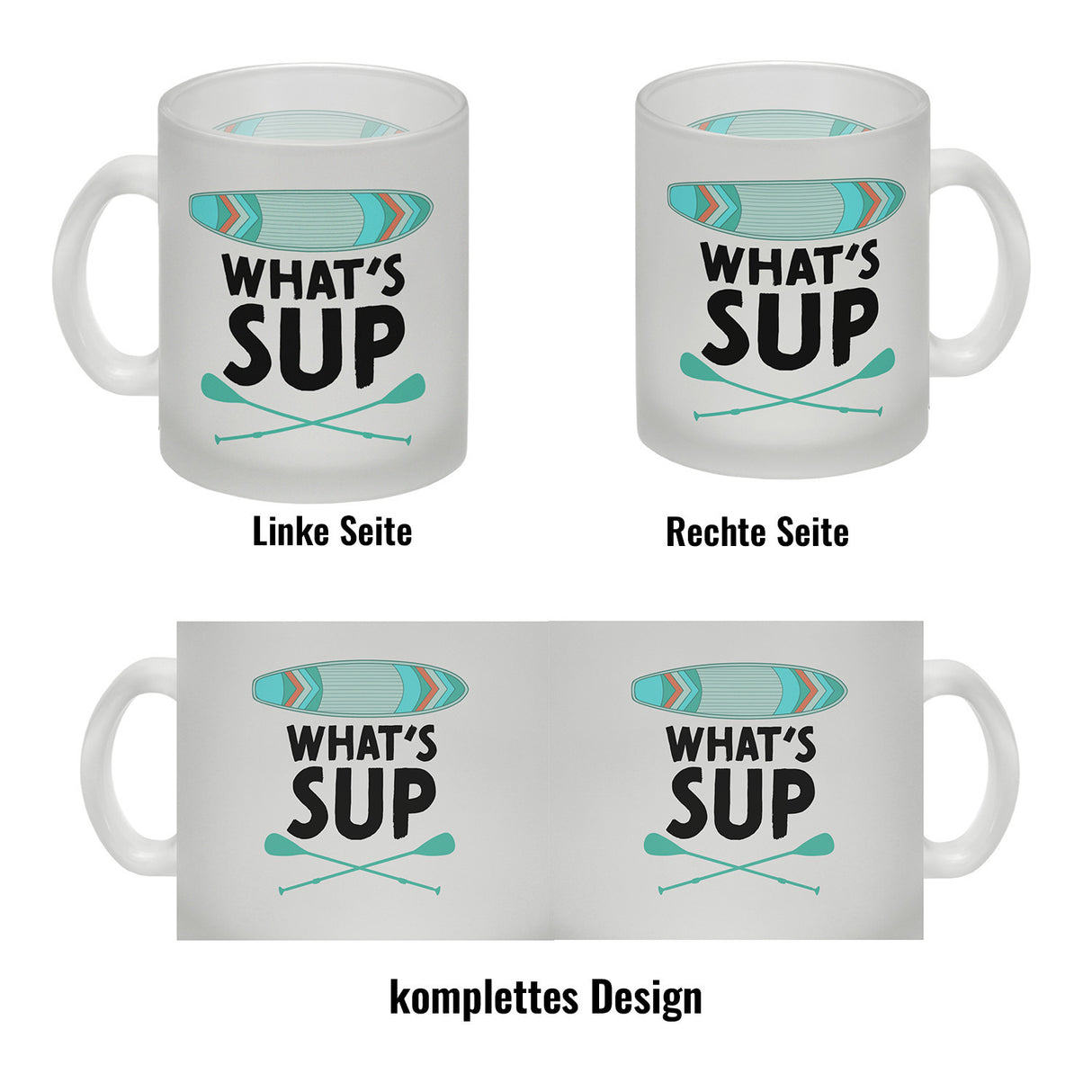 What's sup Kaffeebecher für stand up paddler