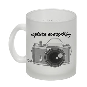 Capture everything Kaffeebecher mit Kamera Motiv für Fotografen