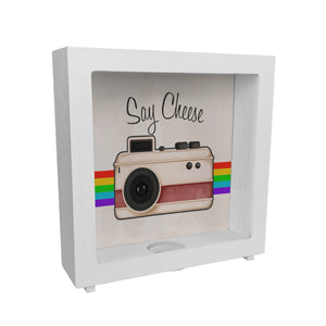 Say Cheese Spardose mit Retro Kameramotiv
