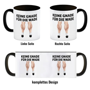 Keine Gnade für die Wade Kaffeebecher für Fahrradfahrer