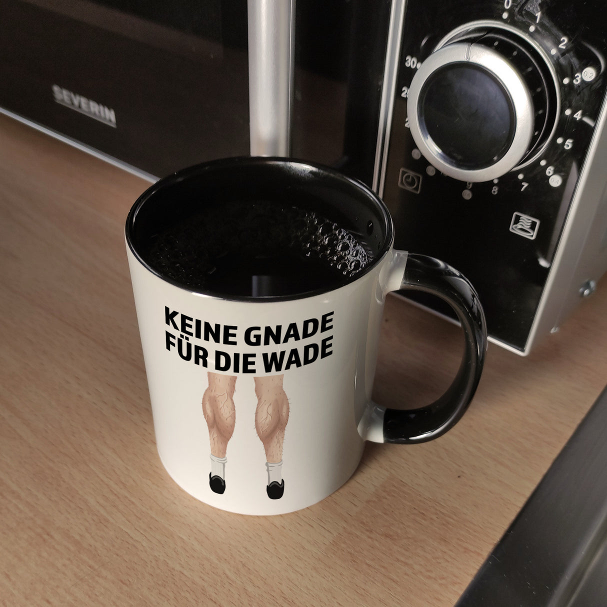 Keine Gnade für die Wade Kaffeebecher für Fahrradfahrer