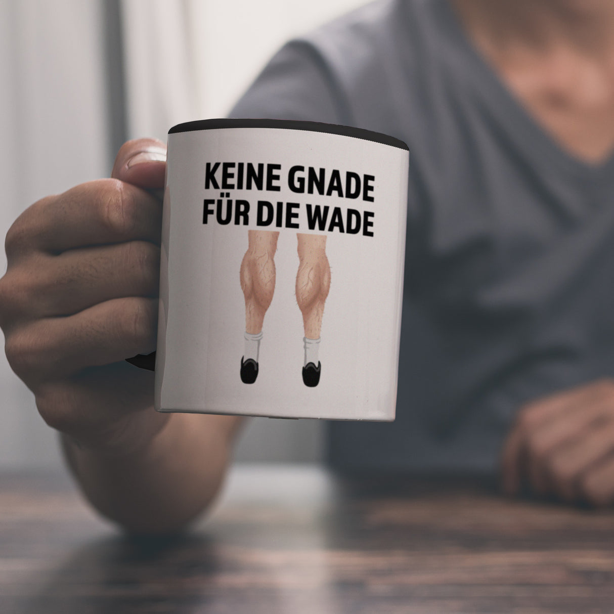 Keine Gnade für die Wade Kaffeebecher für Fahrradfahrer