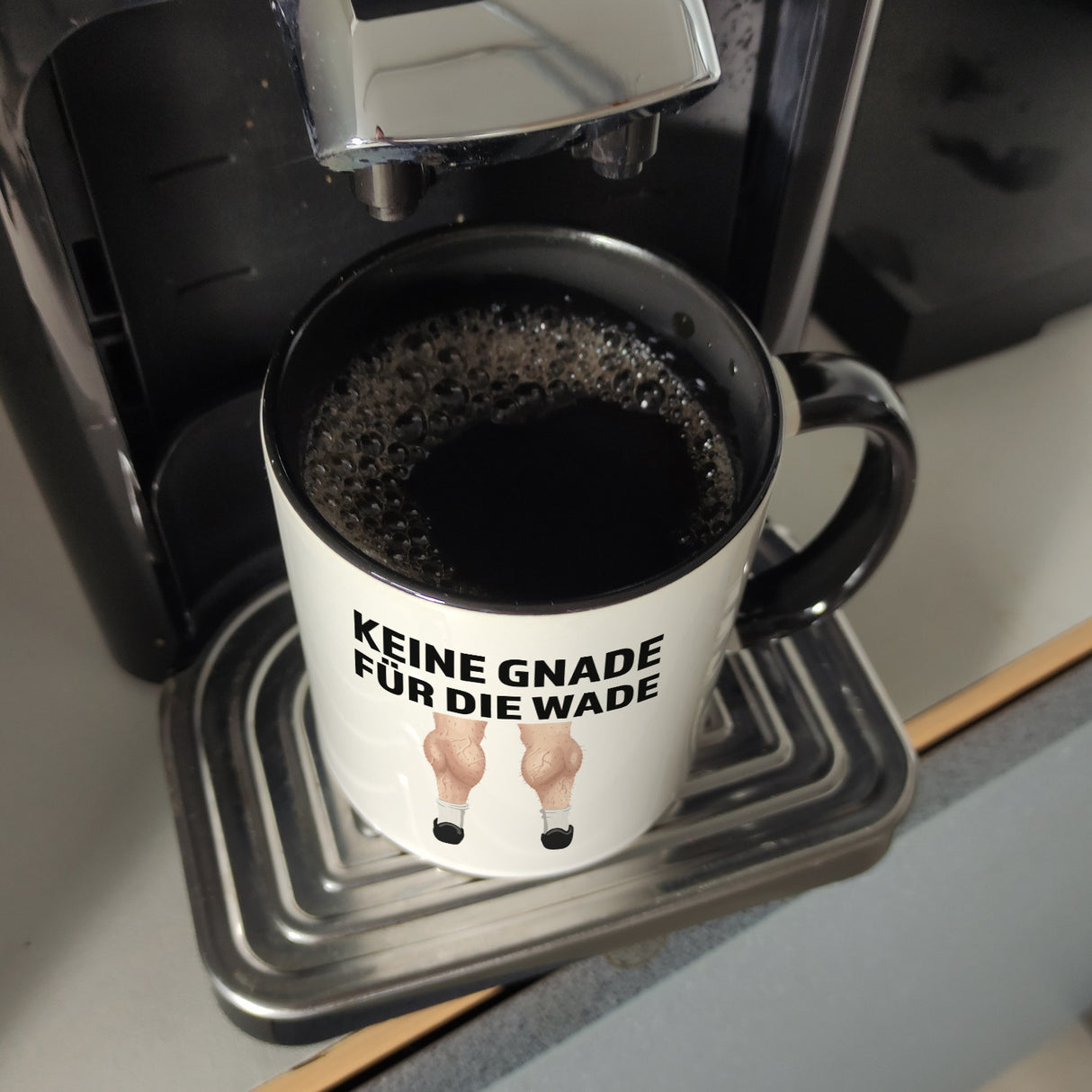 Keine Gnade für die Wade Kaffeebecher für Fahrradfahrer