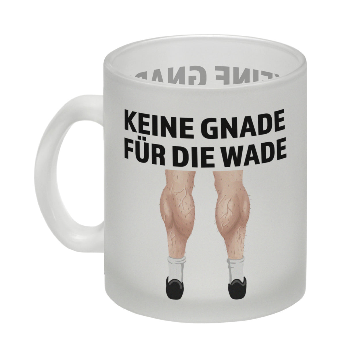 Keine Gnade für die Wade Kaffeebecher für Fahrradfahrer