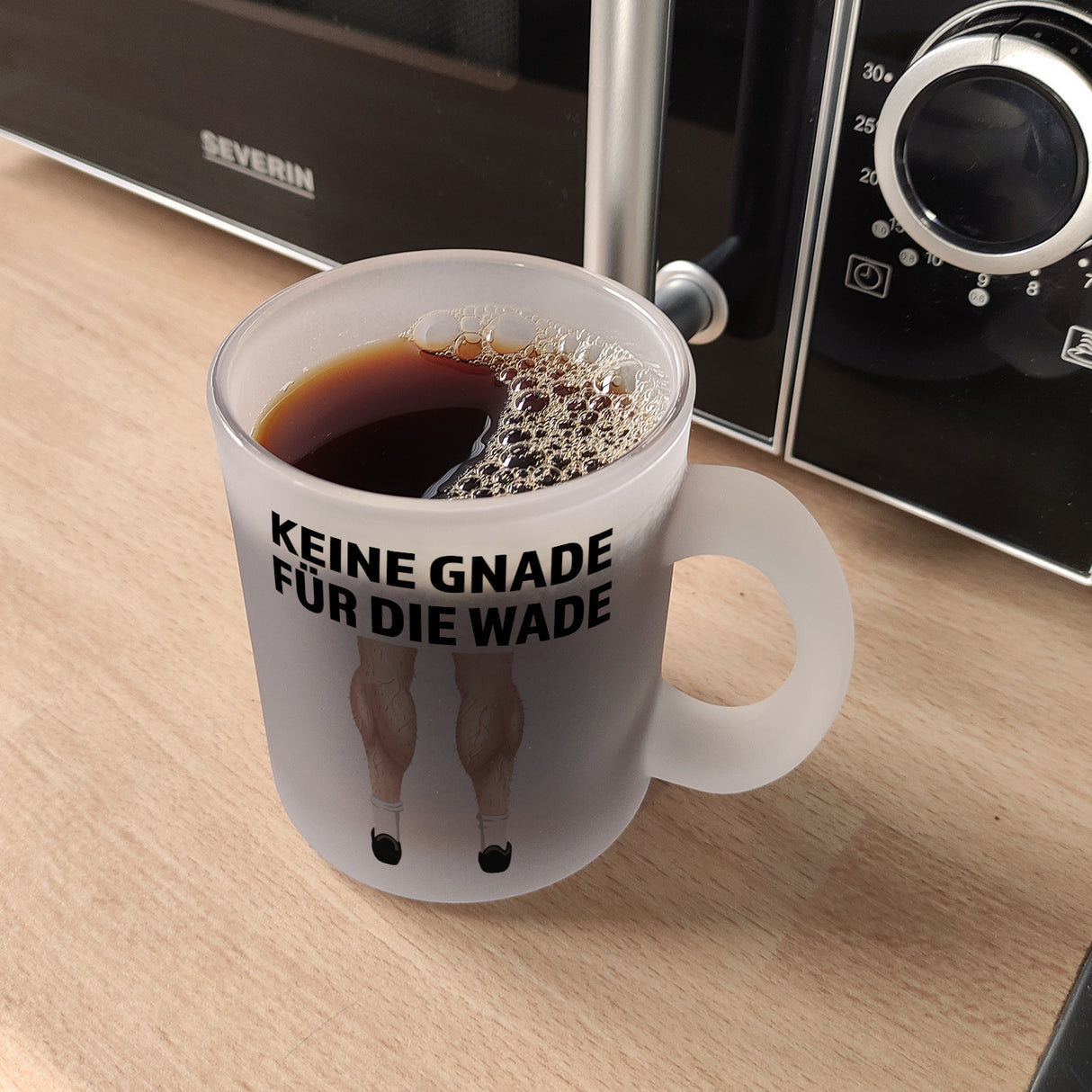 Keine Gnade für die Wade Kaffeebecher für Fahrradfahrer