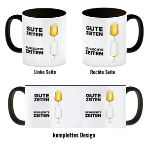 Gute Zeiten - Schlechte Zeiten Bier Kaffeebecher