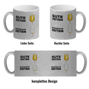Gute Zeiten - Schlechte Zeiten Bier Kaffeebecher