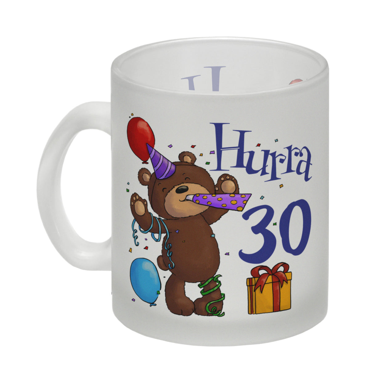 30. Geburtstag Kaffeebecher mit lustigem Spruch: Teddy