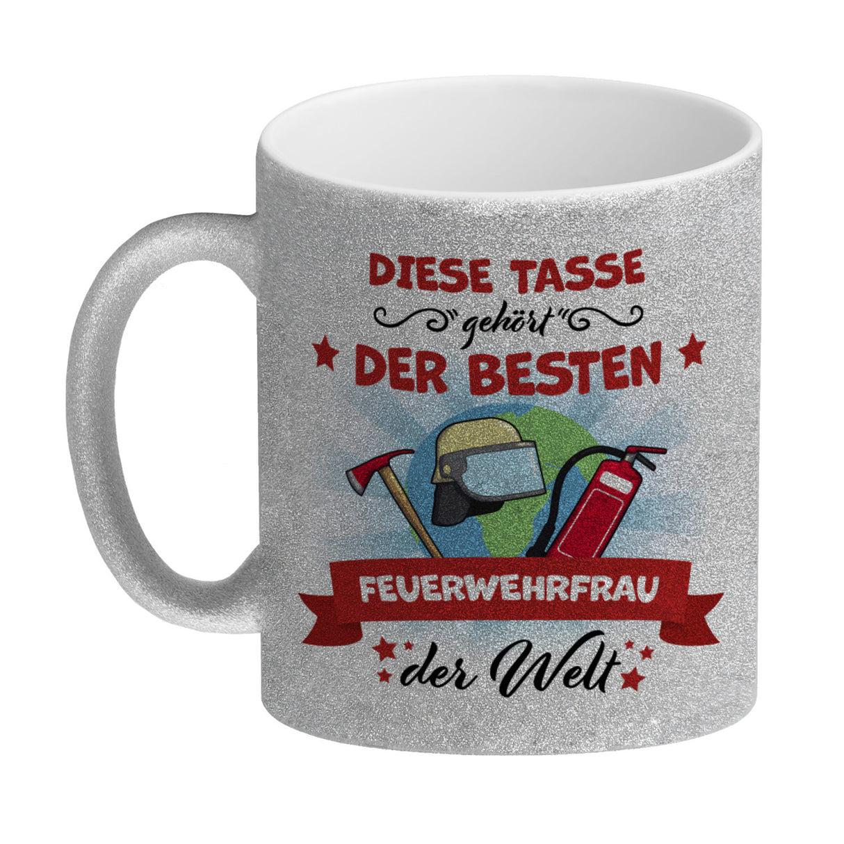 Beste Feuerwehrfrau der Welt Kaffeebecher