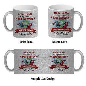 Beste Feuerwehrfrau der Welt Kaffeebecher