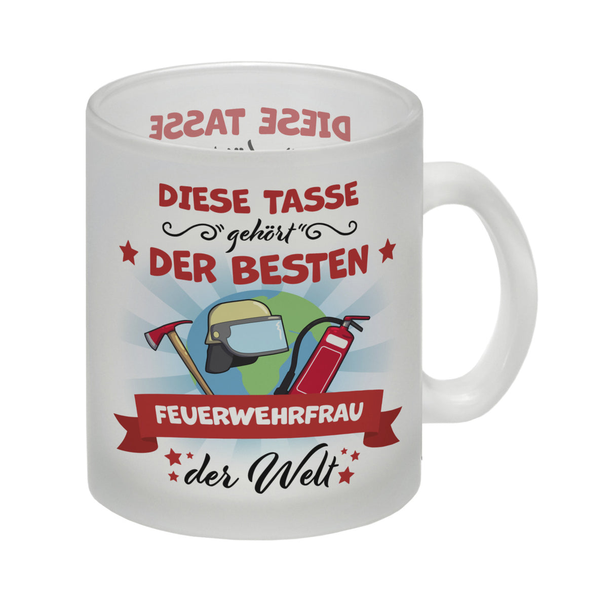 Beste Feuerwehrfrau der Welt Kaffeebecher