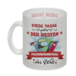 Beste Feuerwehrfrau der Welt Kaffeebecher