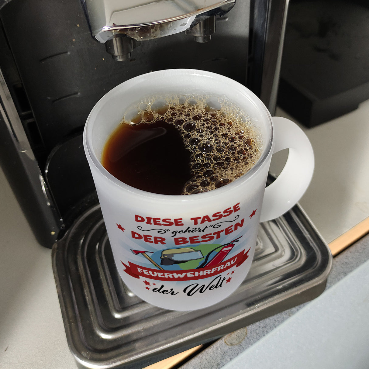 Beste Feuerwehrfrau der Welt Kaffeebecher