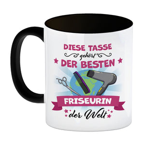 Beste Friseurin der Welt Kaffeebecher