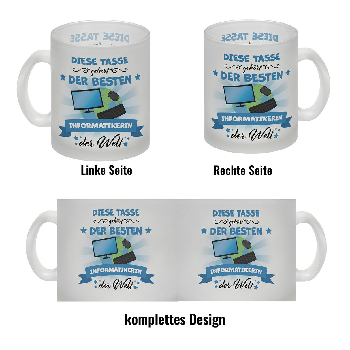 Beste Informatikerin der Welt Kaffeebecher
