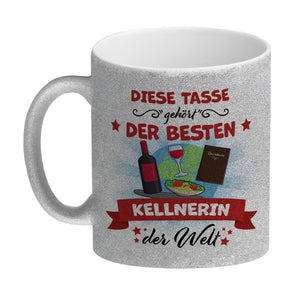 Beste Kellnerin der Welt Kaffeebecher