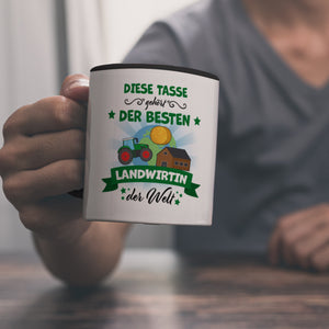 Beste Landwirtin der Welt Kaffeebecher