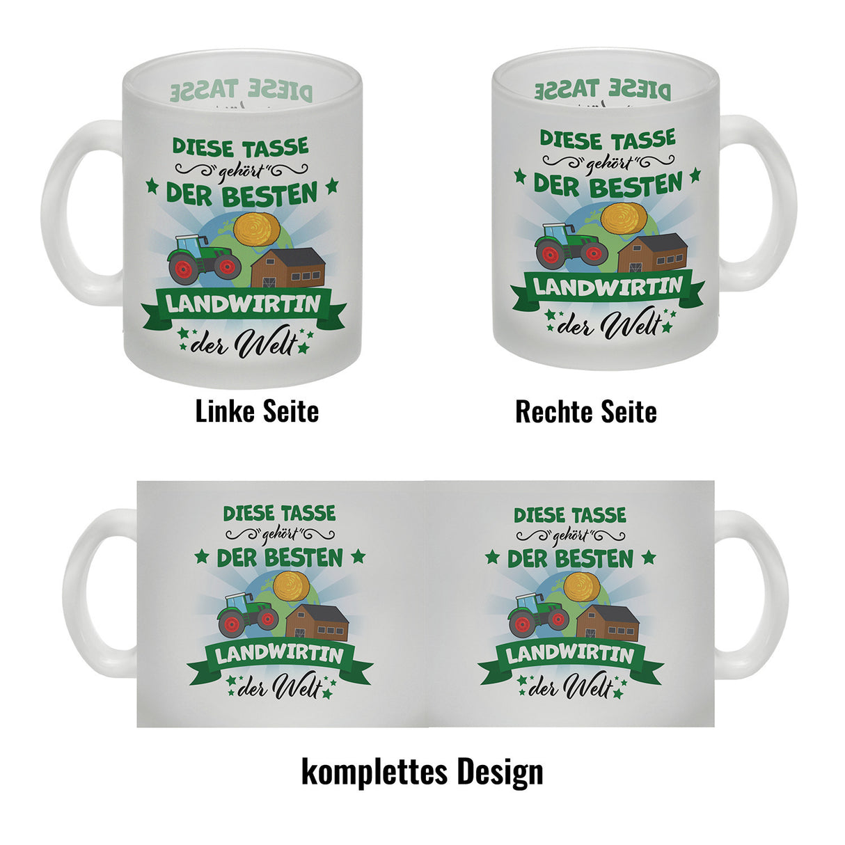 Beste Landwirtin der Welt Kaffeebecher
