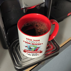 Bester Feuerwehrmann der Welt Kaffeebecher