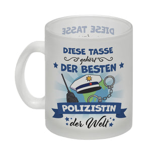 Beste Polizistin der Welt Kaffeebecher