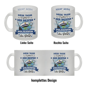 Beste Polizistin der Welt Kaffeebecher
