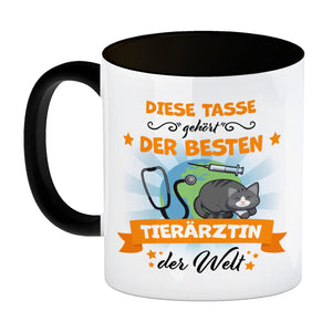 Beste Tierärztin der Welt Kaffeebecher