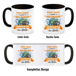 Beste Tierärztin der Welt Kaffeebecher