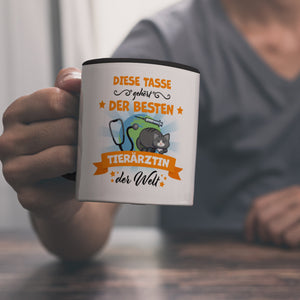 Beste Tierärztin der Welt Kaffeebecher