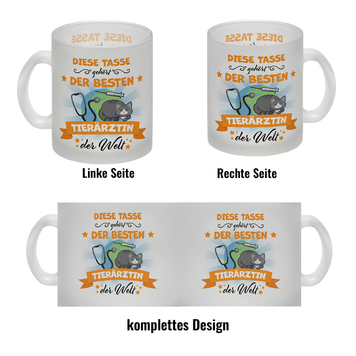 Beste Tierärztin der Welt Kaffeebecher
