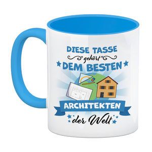 Bester Architekt der Welt Kaffeebecher