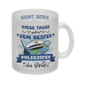 Bester Polizist der Welt Kaffeebecher