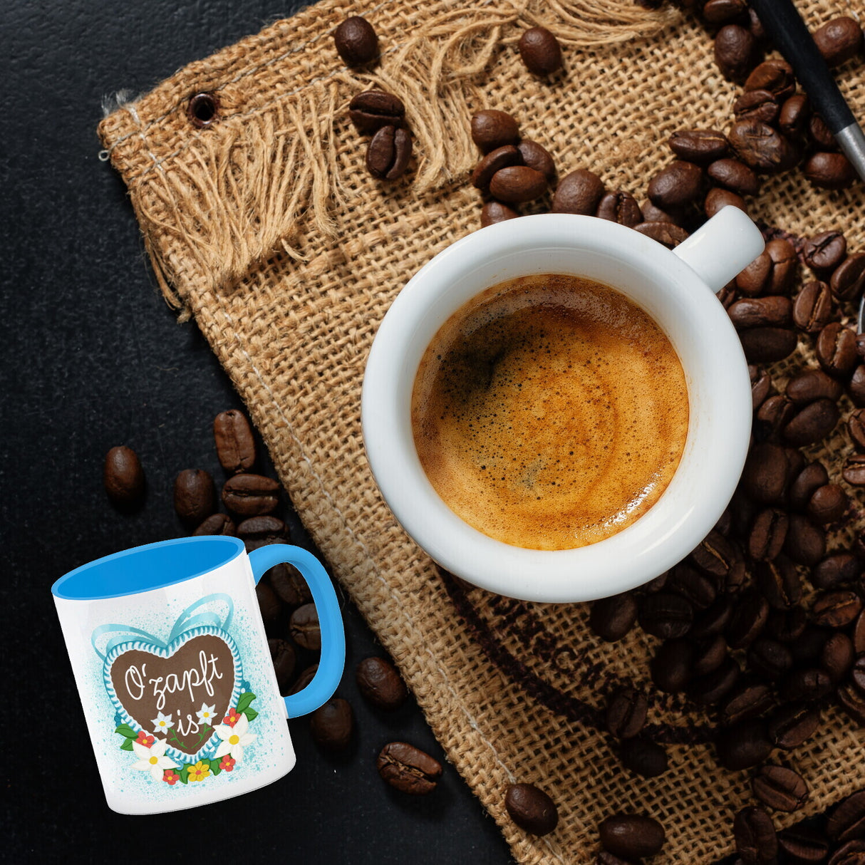 O'zapft is Kaffeebecher für das Oktoberfest
