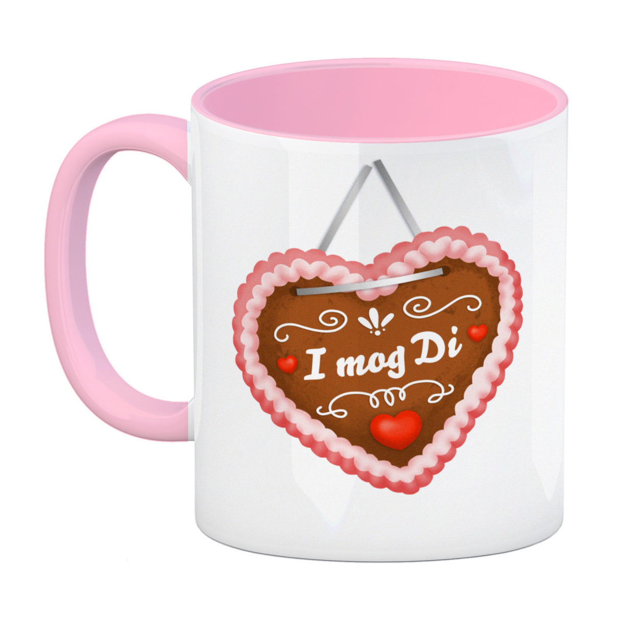 I mog di Kaffeebecher mit Lebkuchenherz