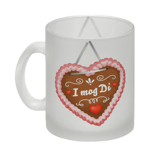 I mog di Kaffeebecher mit Lebkuchenherz