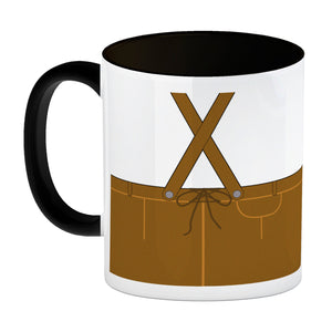 Lederhosen-Motiv Kaffeebecher