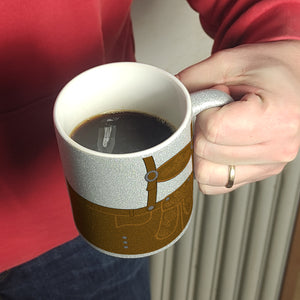 Lederhosen-Motiv Kaffeebecher