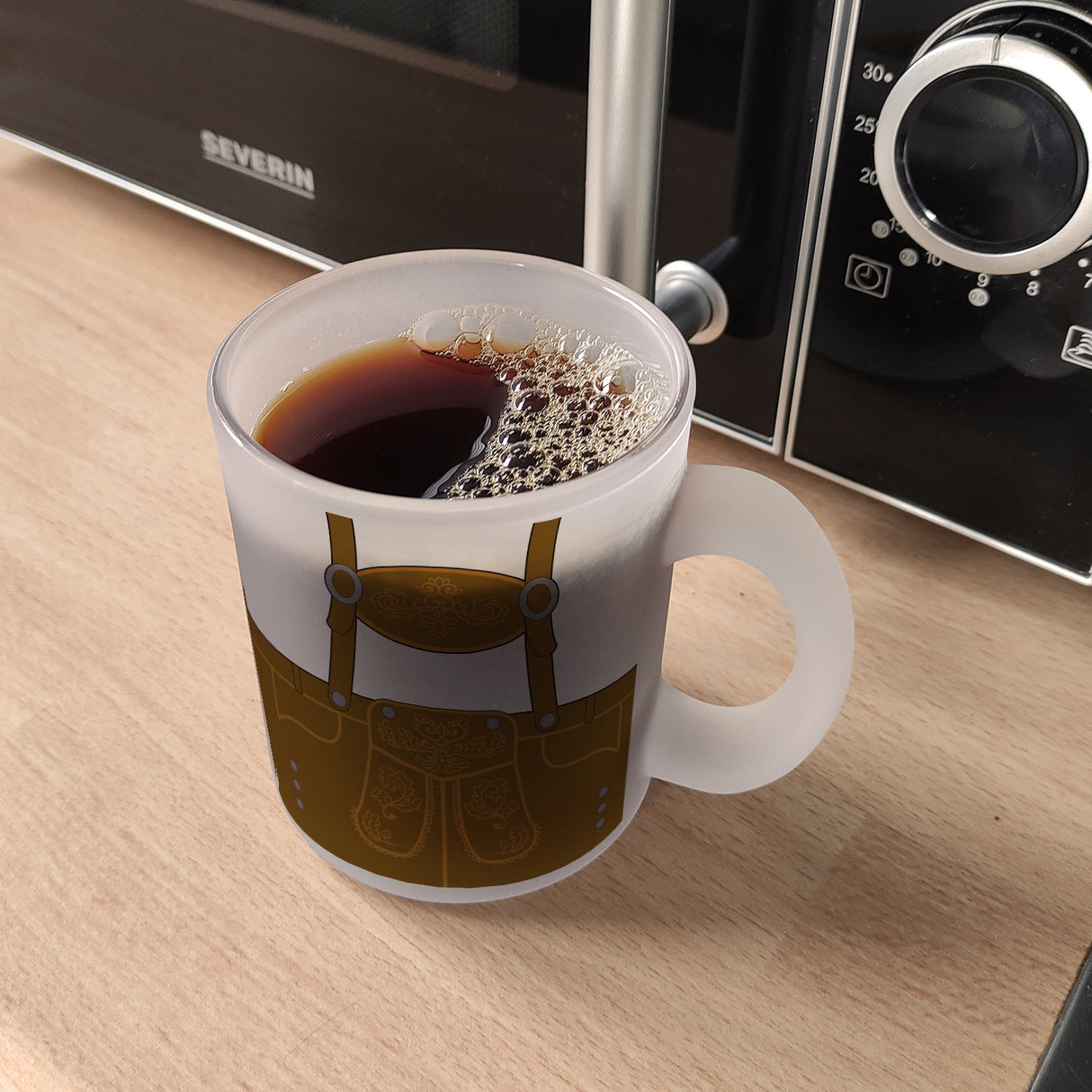 Lederhosen-Motiv Kaffeebecher
