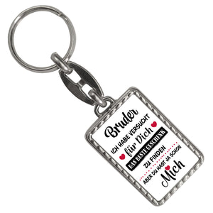 Bruder - das beste Geschenk für dich bin ich Schlüsselanhänger