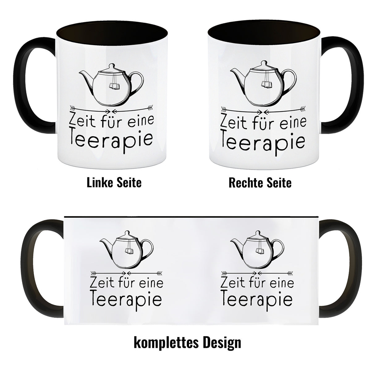 Zeit für eine Teerapie Kaffeebecher