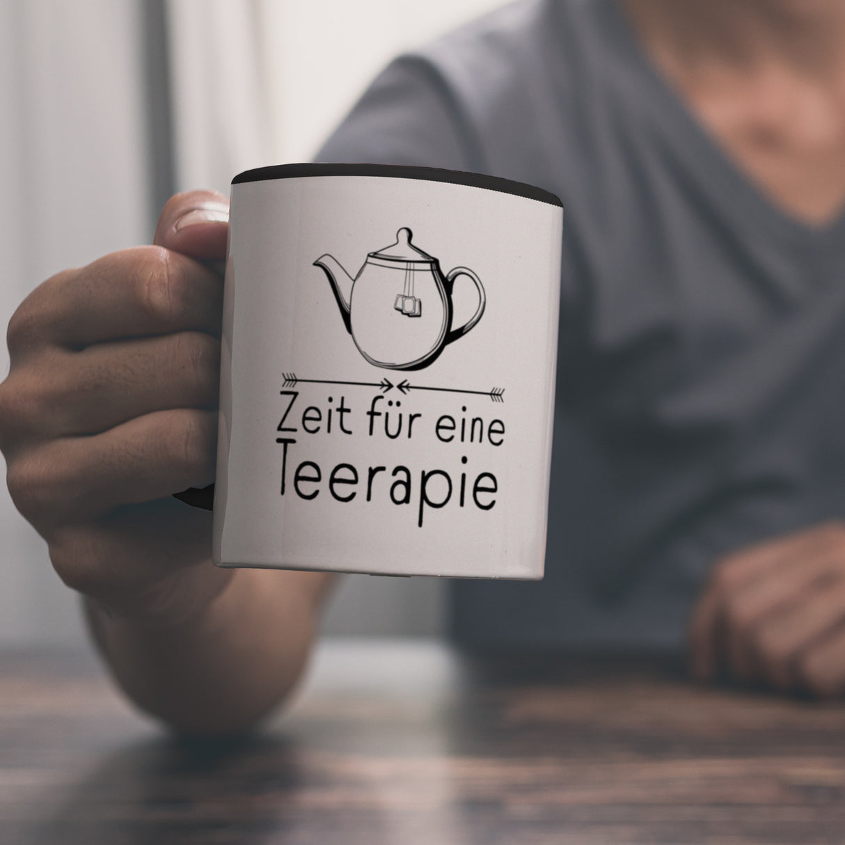 Zeit für eine Teerapie Kaffeebecher