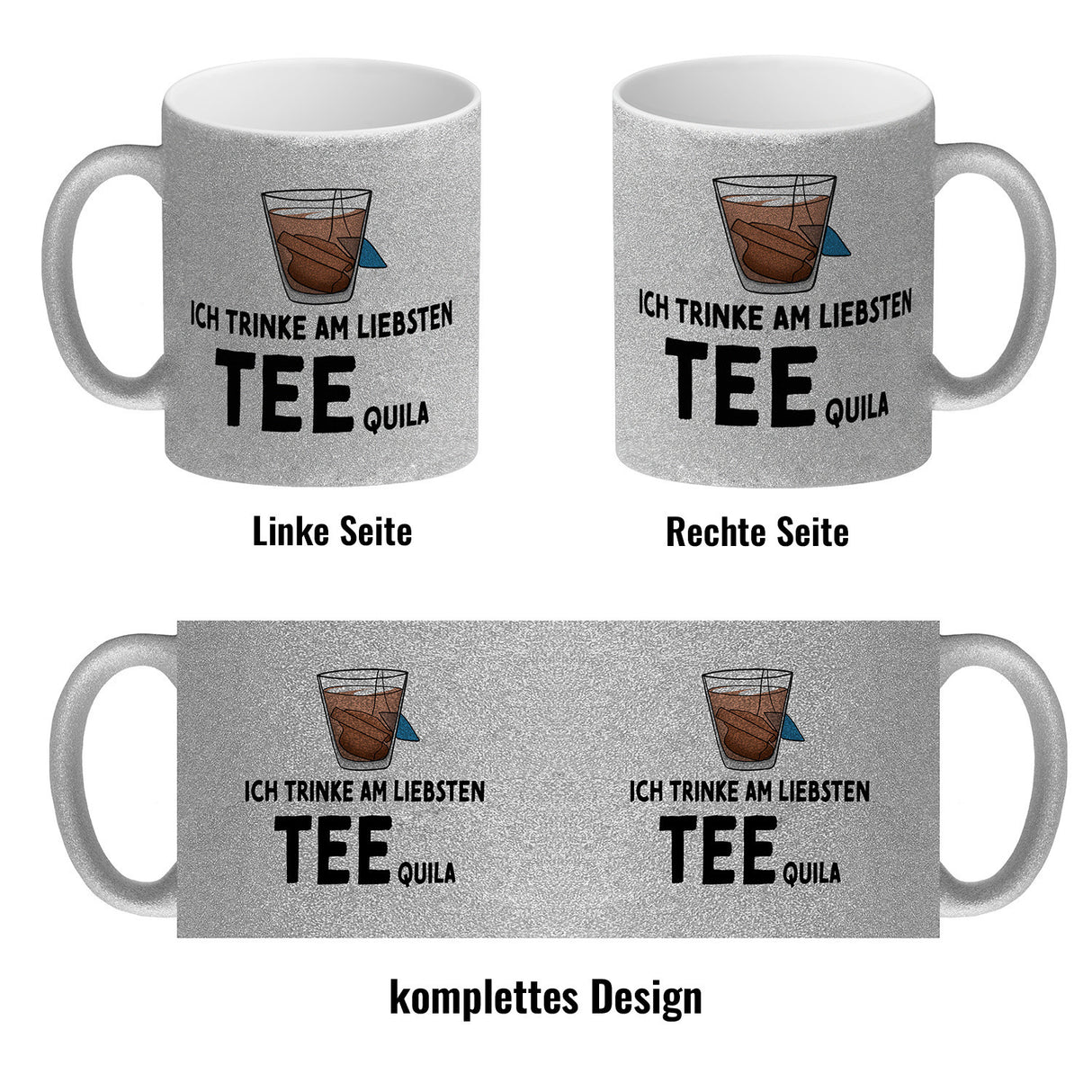 Ich trinke am liebsten Teequila Kaffeebecher