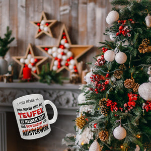 Jede Nacht sitzt der Teufel an meinem Bett… Kaffeebecher
