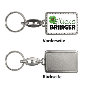 Kleeblatt Glücksbringer Schlüsselanhänger
