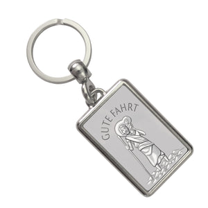 Heiliger Christophorus - Gute Fahrt farbig Schlüsselanhänger