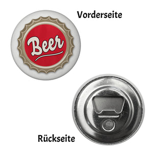 Beer Kühlschrankmagnet im Kronkorken-Design