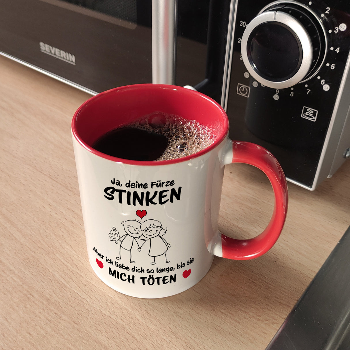 Ja, deine Fürze stinken, aber ich liebe dich trotzdem Kaffeebecher