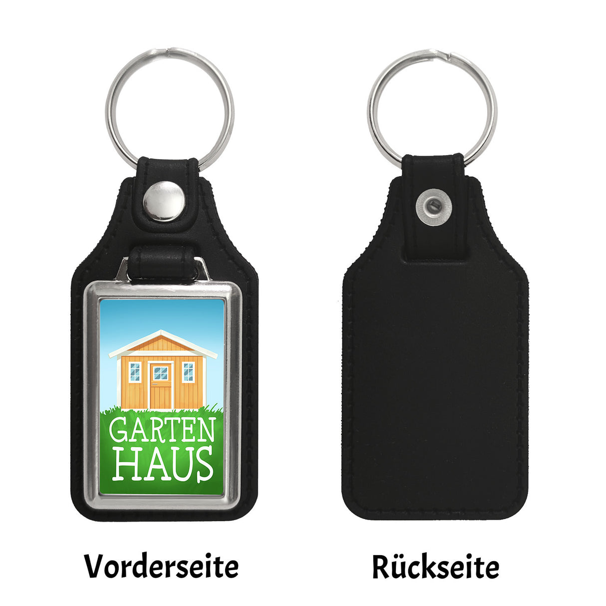 Gartenhaus Schlüsselanhänger mit Gartenhütte